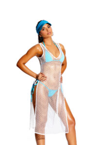 Chic and Versatile Crochet Swim Cover-Up Dress