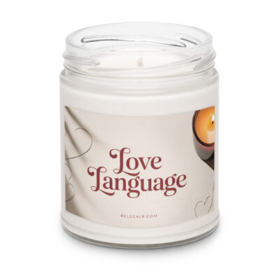Love Language 100% natural soy wax candle - Image 3